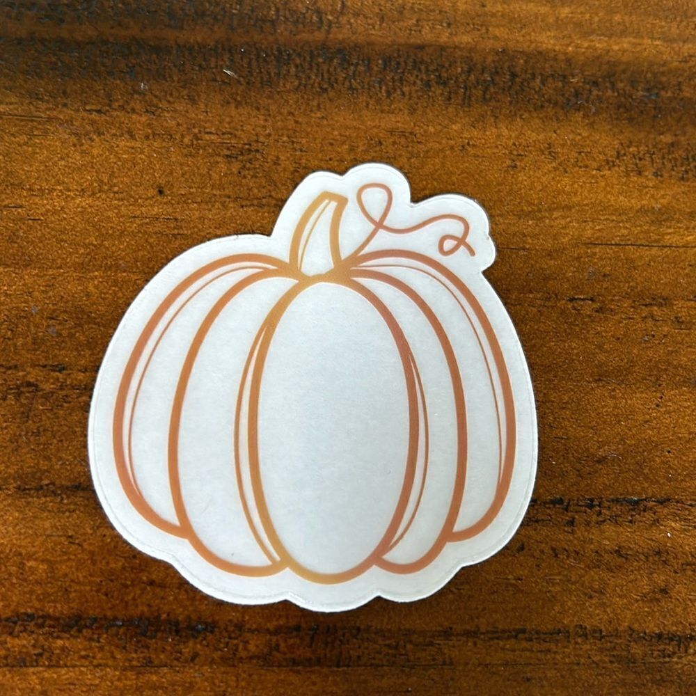 Pumpkin sticker NEW